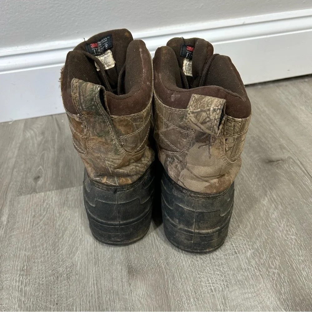 Ozark Trail Men's Hunting Hiking Outdoor Camo Heavy Duty Steel Toe Boots Size 10
